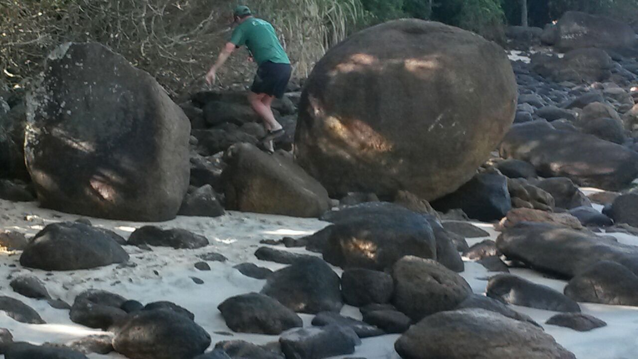 No caminho da Cachoeira da Vermelha do Norte