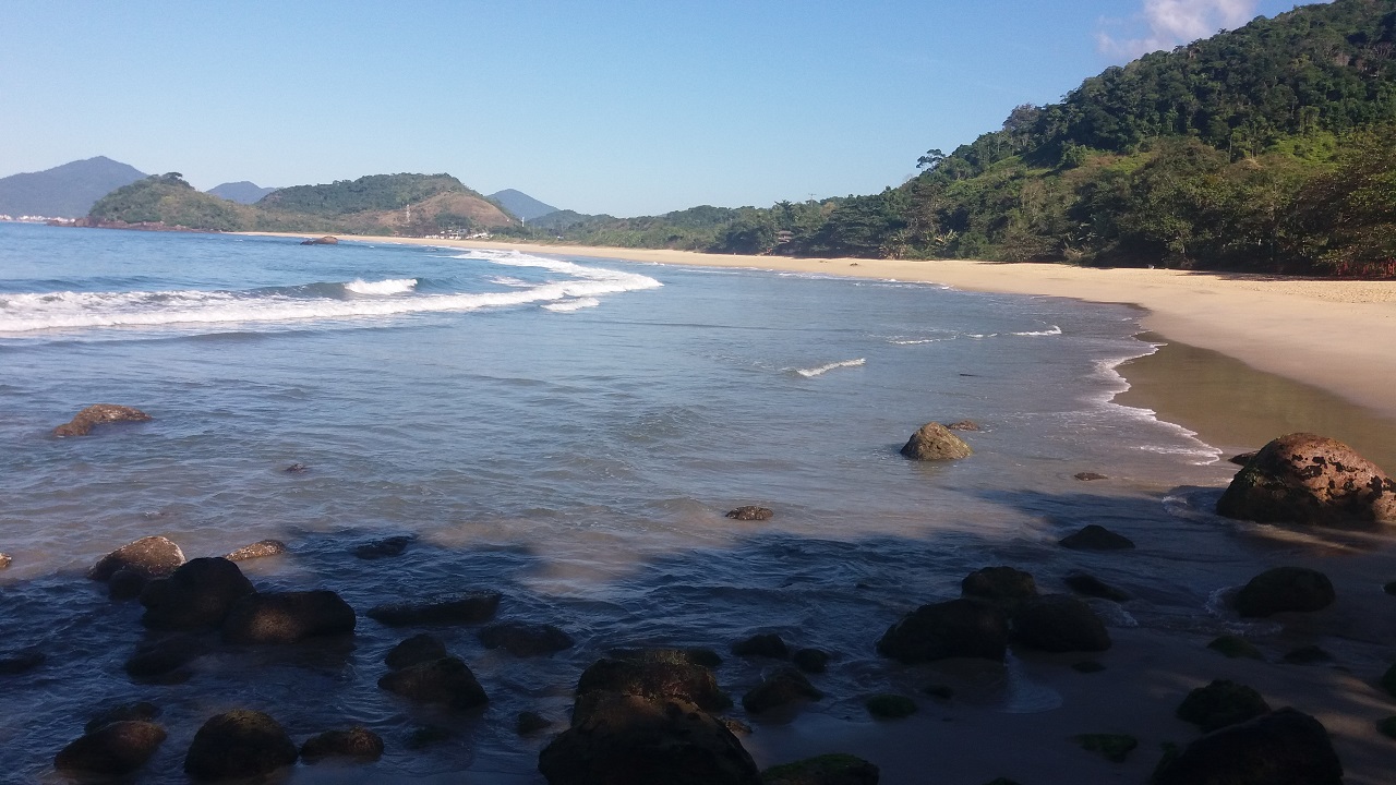 Praia Vermelha do Norte - Canto esquerdo