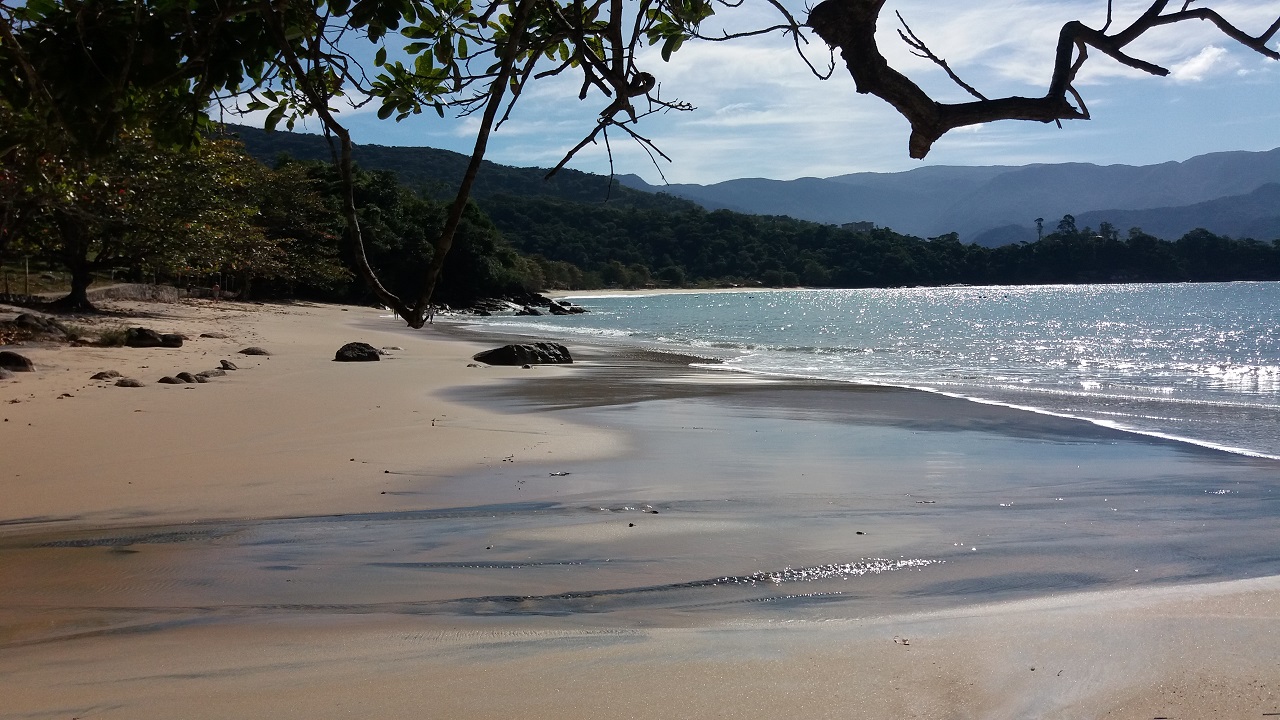 Praia da Caçandoquinha e Praia da Caçandoca ao fundo