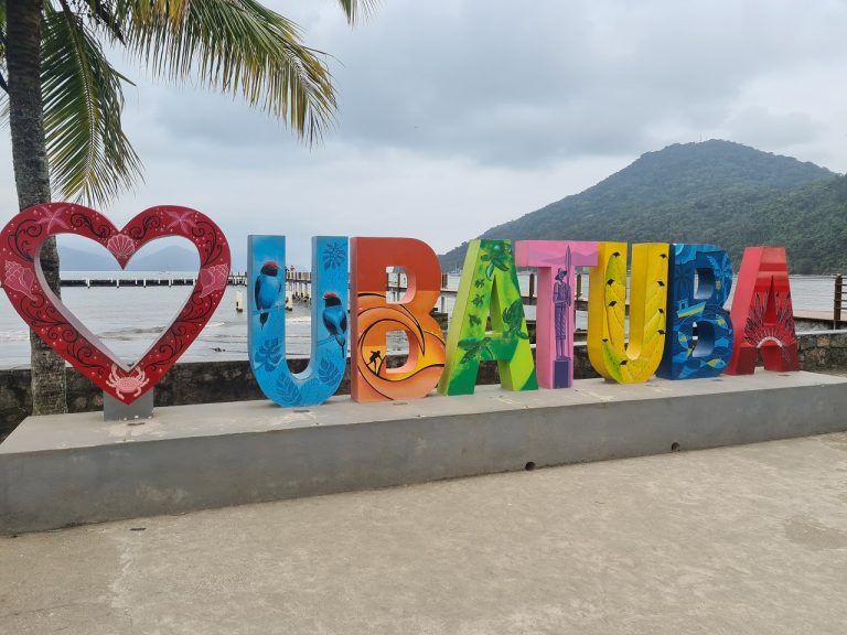 Totem Letreiro Ubatuba