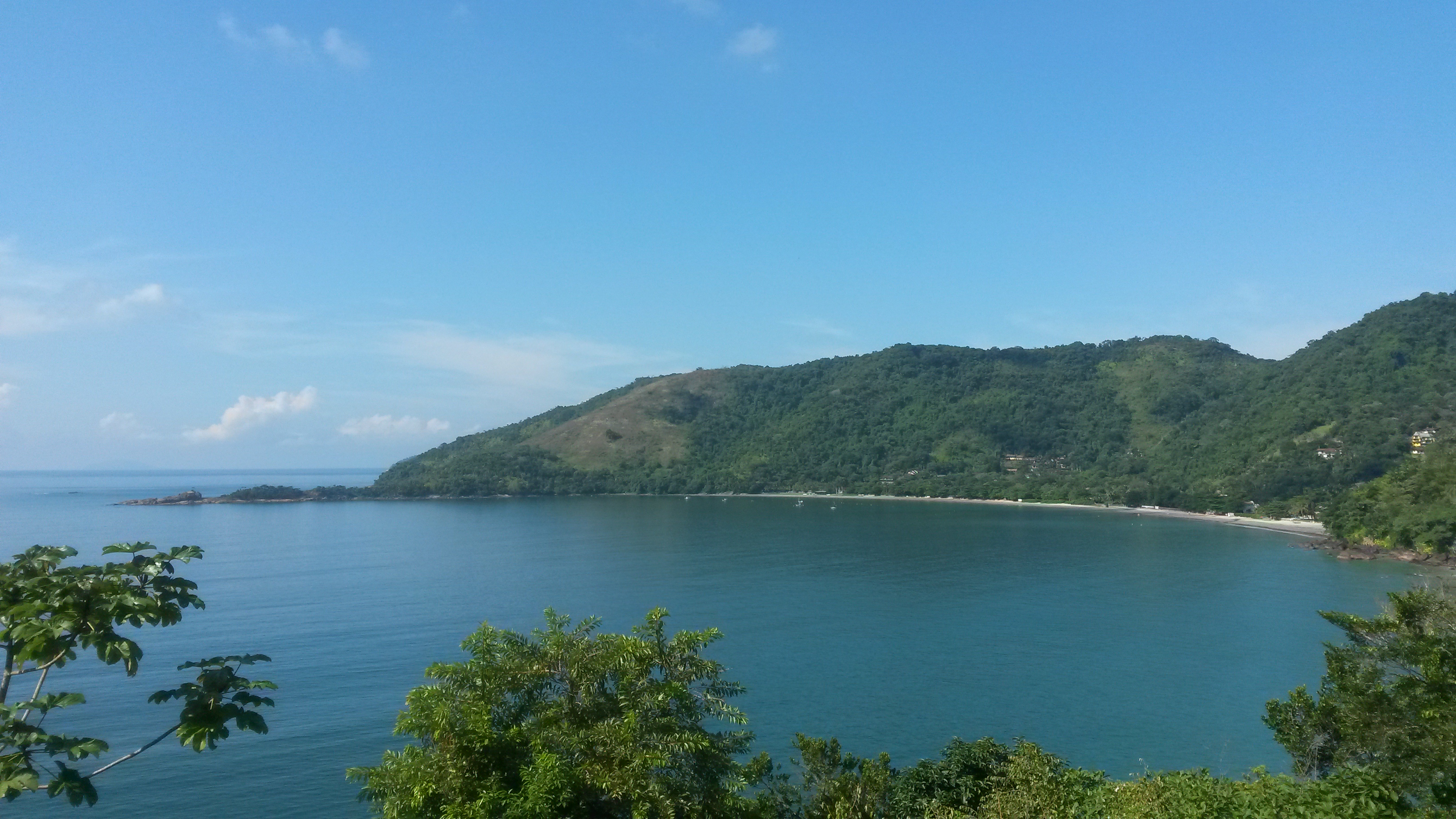 Praia da Fortaleza vista da estrada