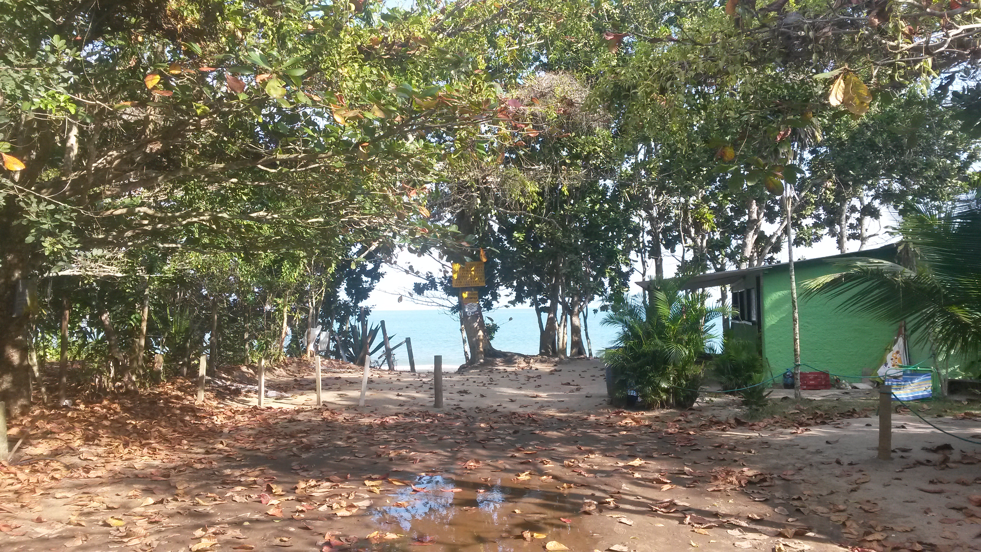 Chegada a Praia da Ponta Aguda