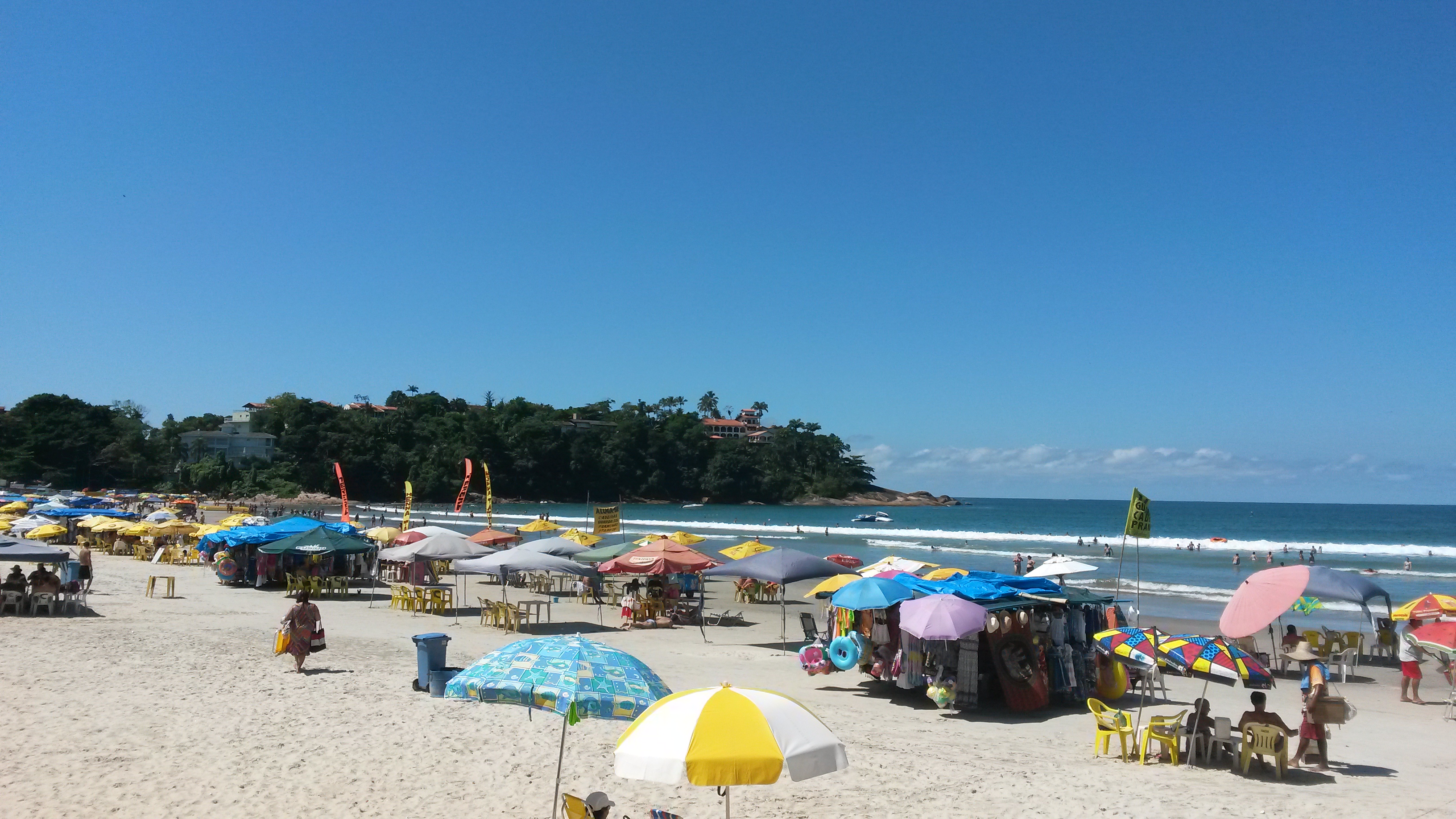 Praia do Tenório - Uma das mais frequentadas de Ubatuba